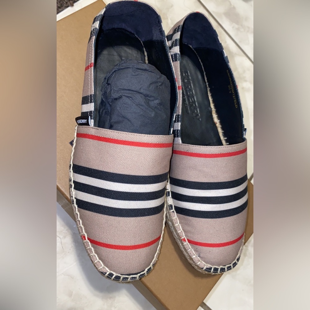 Burberry Alport Icon Stripe Espadrilles